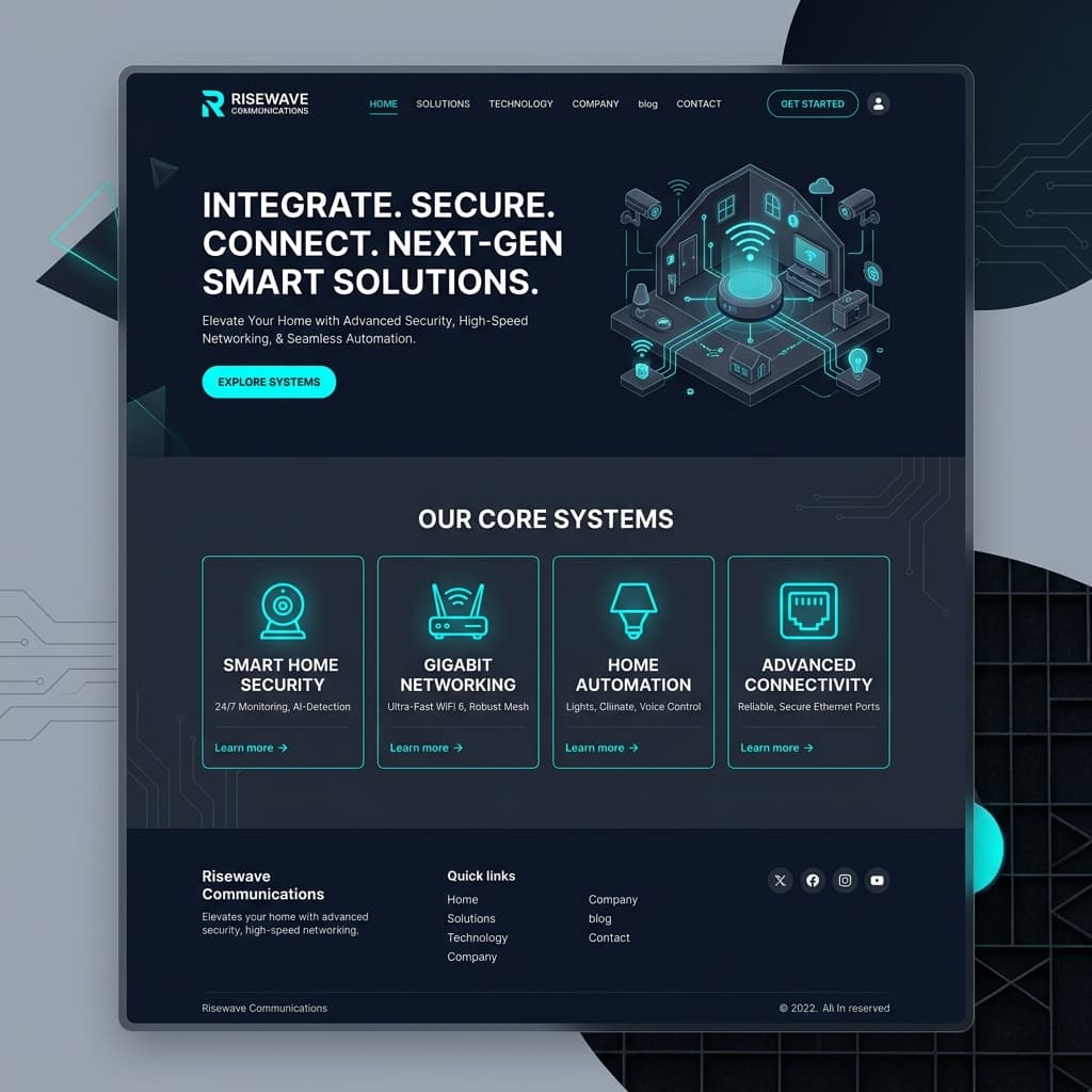 Risewave Smart Connectivity homepage